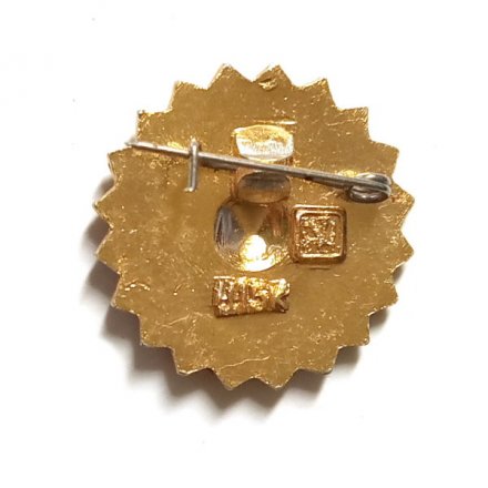 Значок В.И. Ленин. Гвоздика