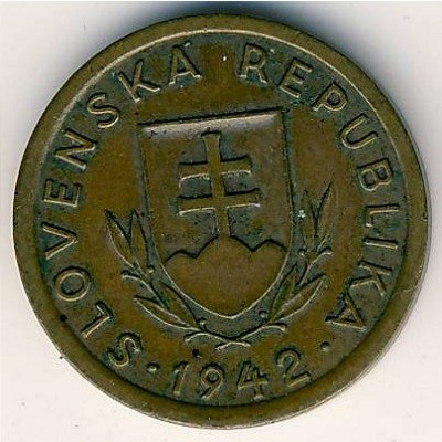 Словакия 10 гелеров 1942 год