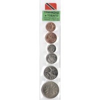 Набор из 6 монет Тринидад и Тобаго 1979-2016 год