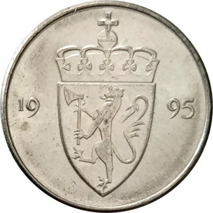 Норвегия 50 эре 1995 год