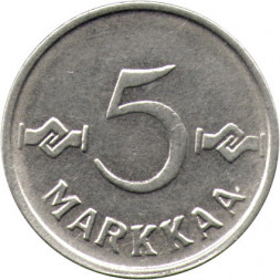 Финляндия 5 марок 1954 год