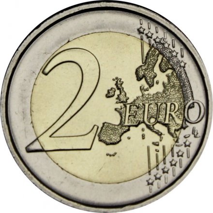 Словения 2 евро 2024 год - 250 лет Национальной и университетской библиотеке