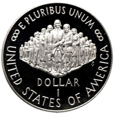 США 1 доллар 1987 год - 200 лет Конституции США (Proof, знак - S)
