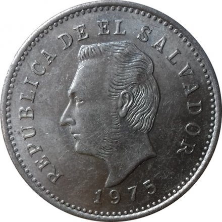 Сальвадор 10 сентаво 1975 год - Франсиско Морасан