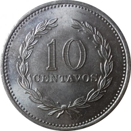 Сальвадор 10 сентаво 1975 год - Франсиско Морасан