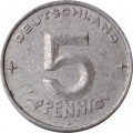 ГДР 5 пфеннигов 1952 год (A)