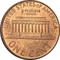 США 1 цент 2001 год - Авраам Линкольн (без отметки МД)