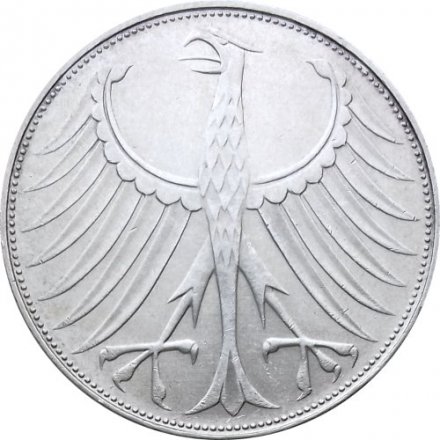 ФРГ 5 марок 1972 - Орёл - G