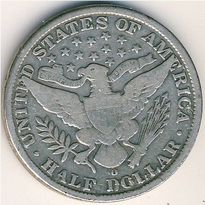 США 1/2 доллара 1907 год