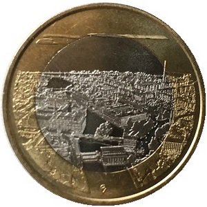 Финляндия 5 евро 2018 год - Национальный парк Таммеркоски
