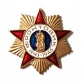 Знак СССР &quot;Фронтовик 1941—1945&quot;, тяжелый UNC (в коробке)