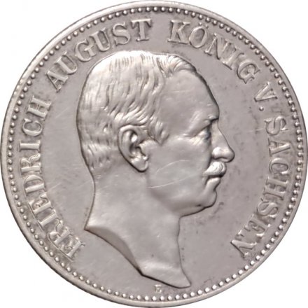 Саксония 2 марки 1914 год