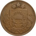 Латвия 5 сантимов 1922 год