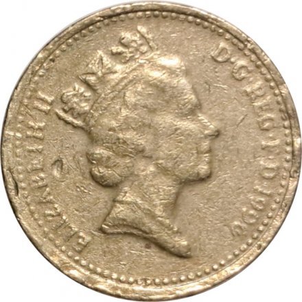 Великобритания 1 фунт 1996 год - Кельтский крест