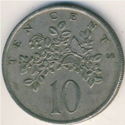 Ямайка 10 центов 1977 год