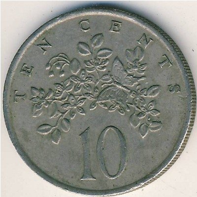 Ямайка 10 центов 1977 год