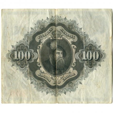 Швеция 100 крон 1959 год - F-VF