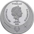 Токелау 2 доллара 2021 год - Ктулху