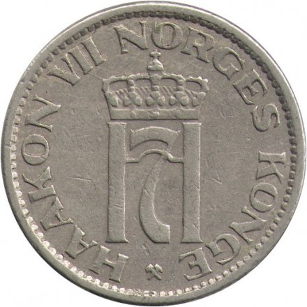 Норвегия 50 эре 1955 год