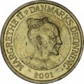 Дания 10 крон 2001 год - Королева Маргрете II