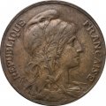Франция 10 сантимов 1907 год