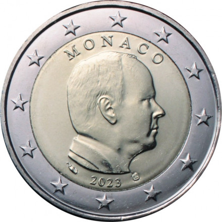 Монако 2 евро 2023 год