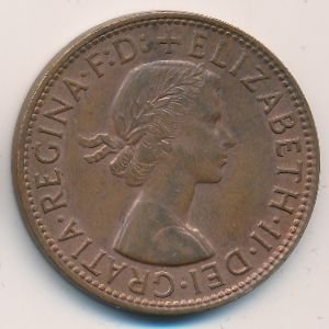 Австралия 1 пенни 1962 год - Кенгуру