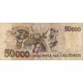 Бразилия 50000 крузейро 1992 год - Танец бумба-меу-бой - VG