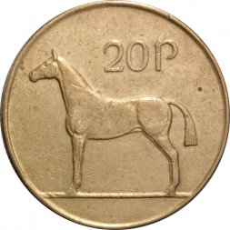 Ирландия 20 пенсов 1992 год