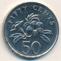 Сингапур 50 центов 2011 год - Алламанда