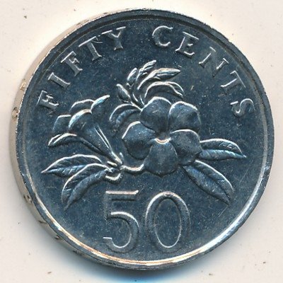 Сингапур 50 центов 2011 год - Алламанда