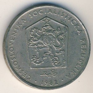 Чехословакия 2 кроны 1982 год