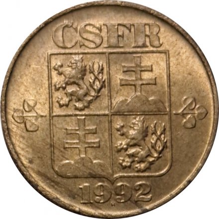 Чехословакия 1 крона 1992 год