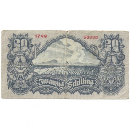 Австрия 20 шиллингов 1945 год - VF-