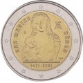 Сан-Марино 2 евро 2021 год - 550 лет со дня рождения Альбрехта Дюрера