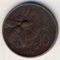 Италия 10 чентезимо 1934 год