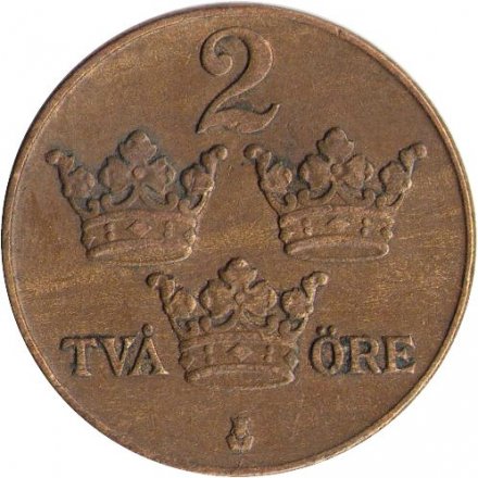 Швеция 2 эре 1936 год