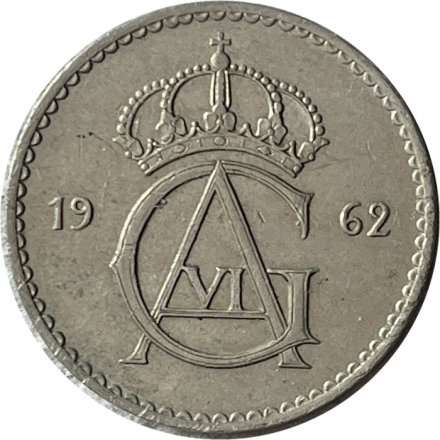 Швеция 50 эре 1962 год