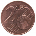 Австрия 2 евроцента 2011 год - Эдельвейс