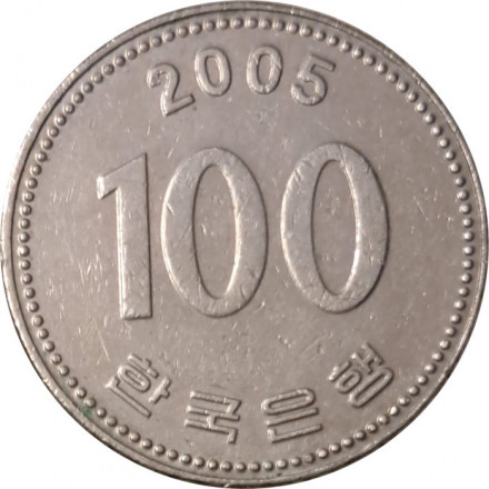 Южная Корея 100 вон 2005 год - Ли Сунсин