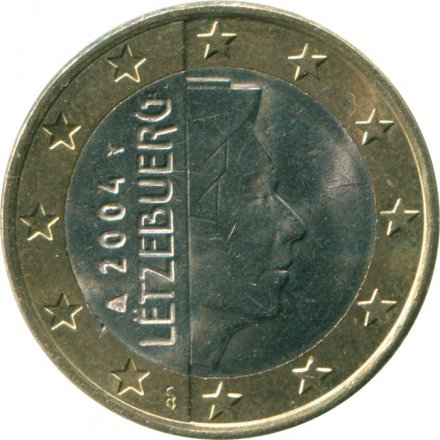 Люксембург 1 евро 2004 год
