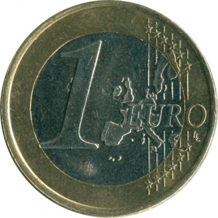Люксембург 1 евро 2004 год