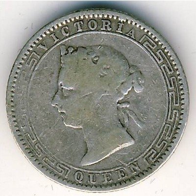 Цейлон 25 центов 1895 год