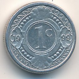 Антильские острова 1 цент 1999 год