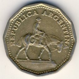 Аргентина 10 песо 1966 год