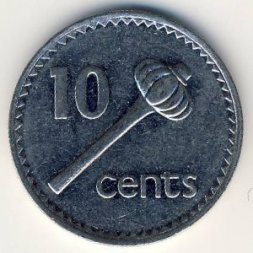 Фиджи 10 центов 1990 год