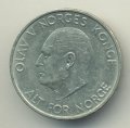 Норвегия 5 крон 1970 год - Король Улаф V