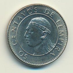 Гондурас 50 сентаво 1978 год