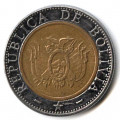 Боливия 5 боливиано 2004 год