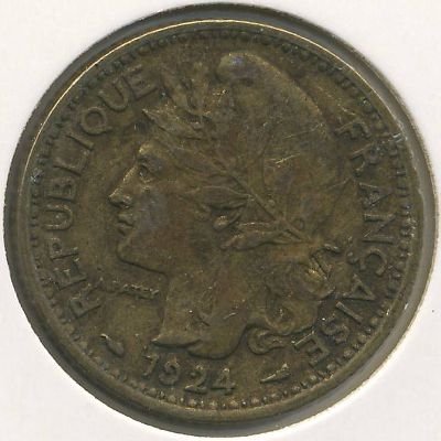 Камерун 1 франк 1924 год